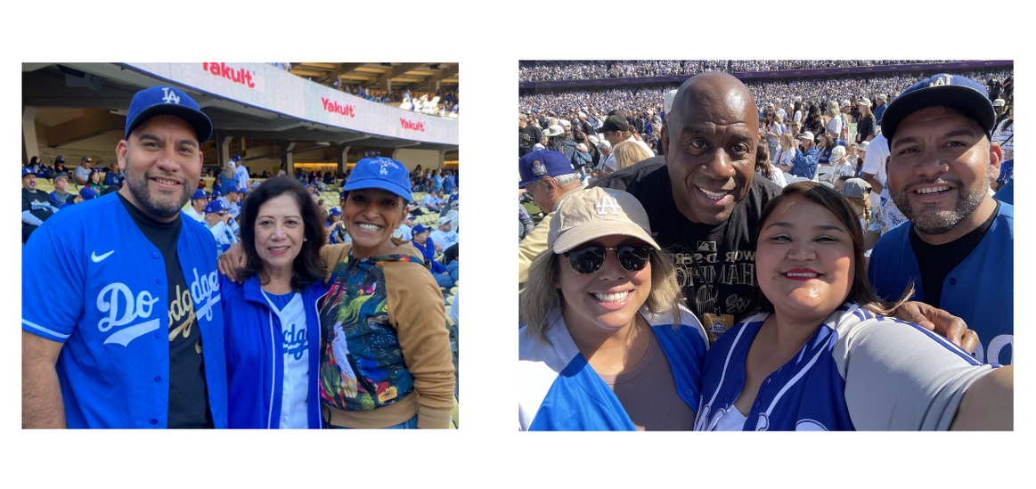 Councilmember Hugo Soto-Martinez, Councilmember Eunisses Hernandez, Magic Johnson, Councilmember Nithya Raman, County Supervisor Hilda Solis