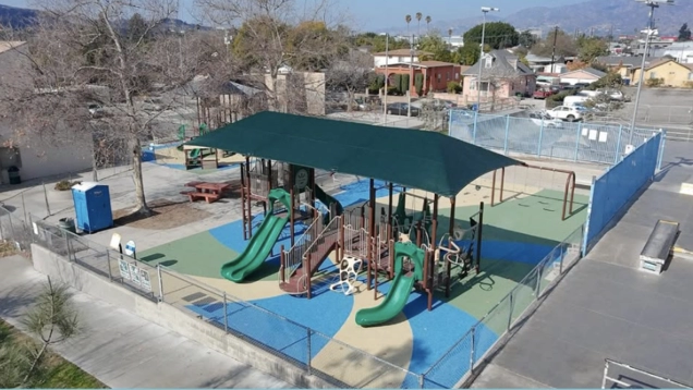 Chevy Chase park new playground